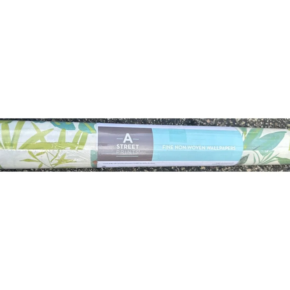 NEW A-Street Prints Descano Green Botanical Wallpaper Lot of 2 12 yards total